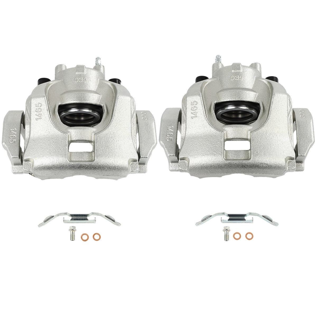 Front Brake Calipers 2Pcs  Set For 2019-2020 Ford Police Responder Hybrid