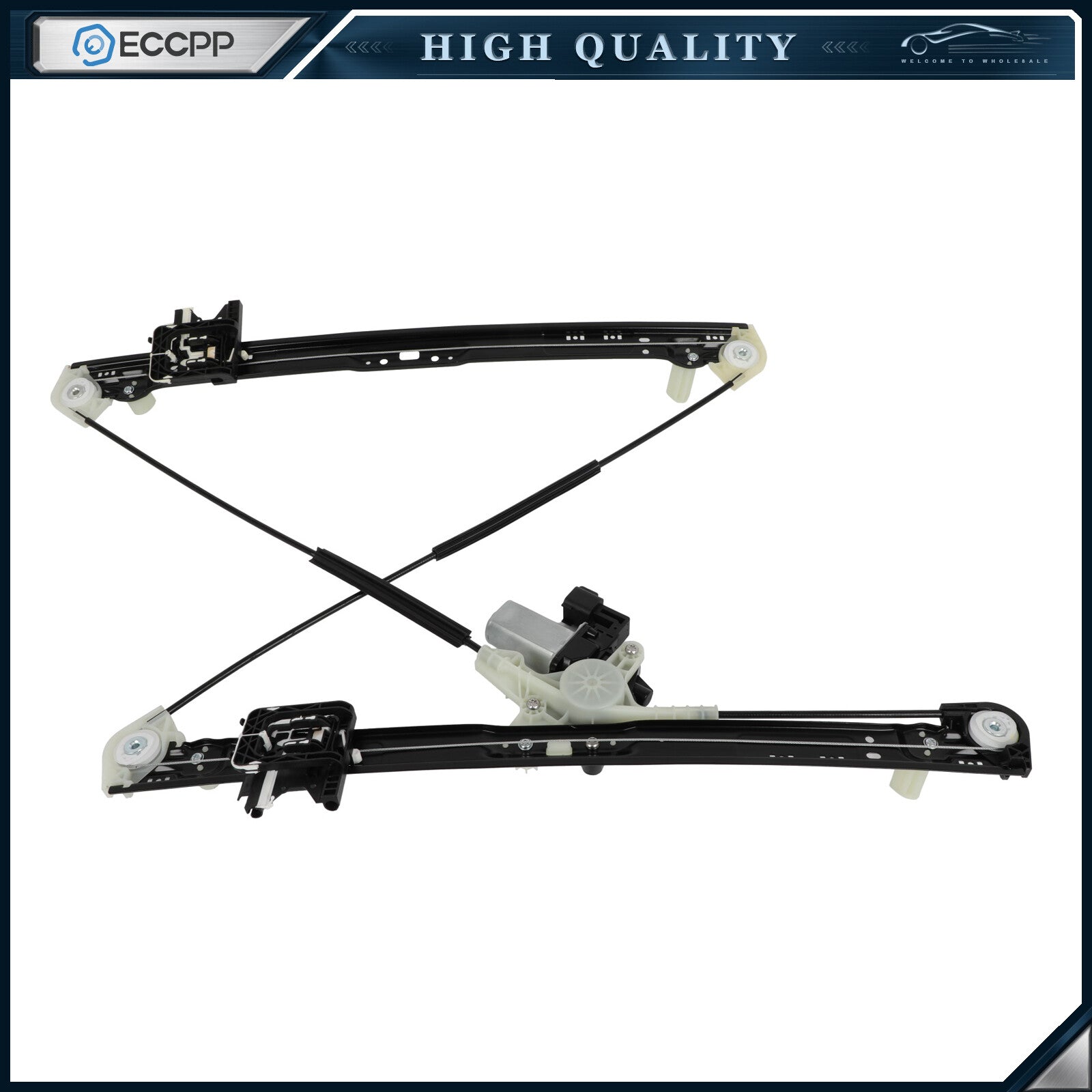 For Land Rover Range Rover 2013-2019 Front Driver Window Regulator with Motor 6B93BC-57