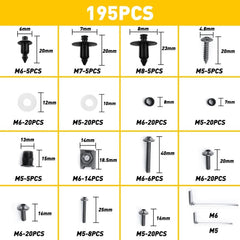 Complete Black Fairing Bolt Kit Screw Body for SUZUKI 2006 2007 GSXR 600 750- BK 6B93BC-57