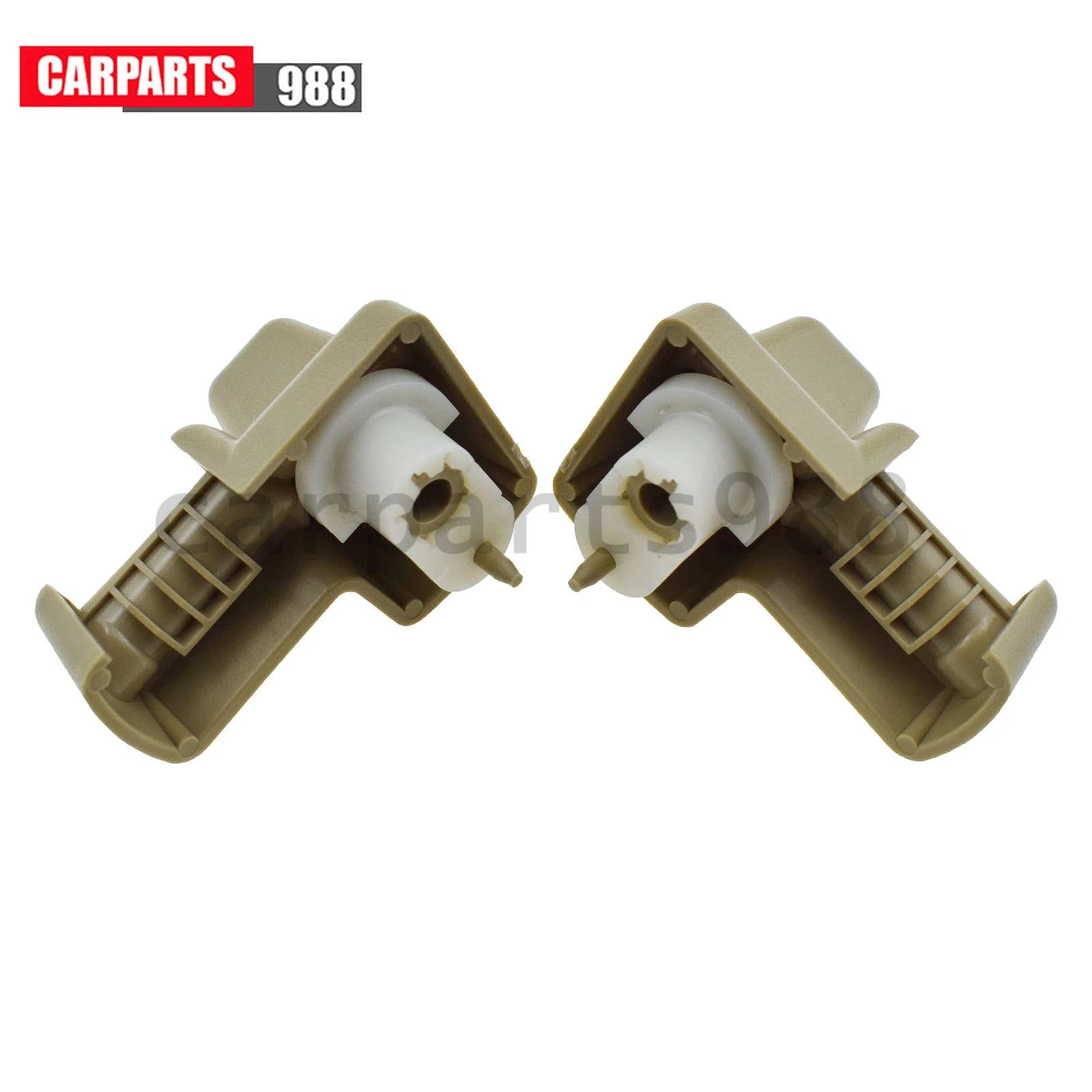Left Right Sun Visor Retainer Clip Beige For Land Rover Range Rover L322 2003-12 6B93BC-57
