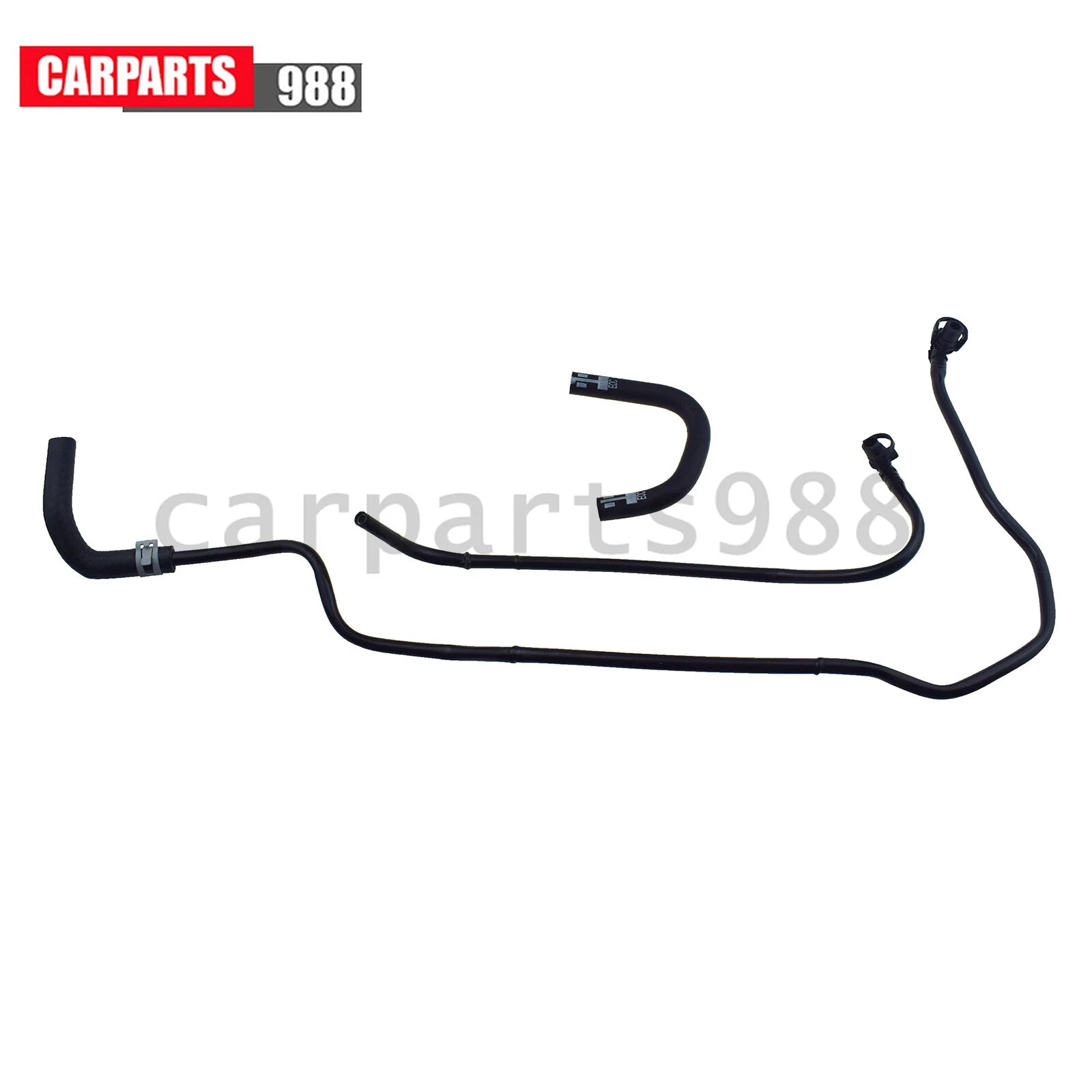 Set of 3 Throttle Body Heater Pipe / Hose For 2011-18 Chevrolet Sonic Cruze 1.8L 6B93BC-57