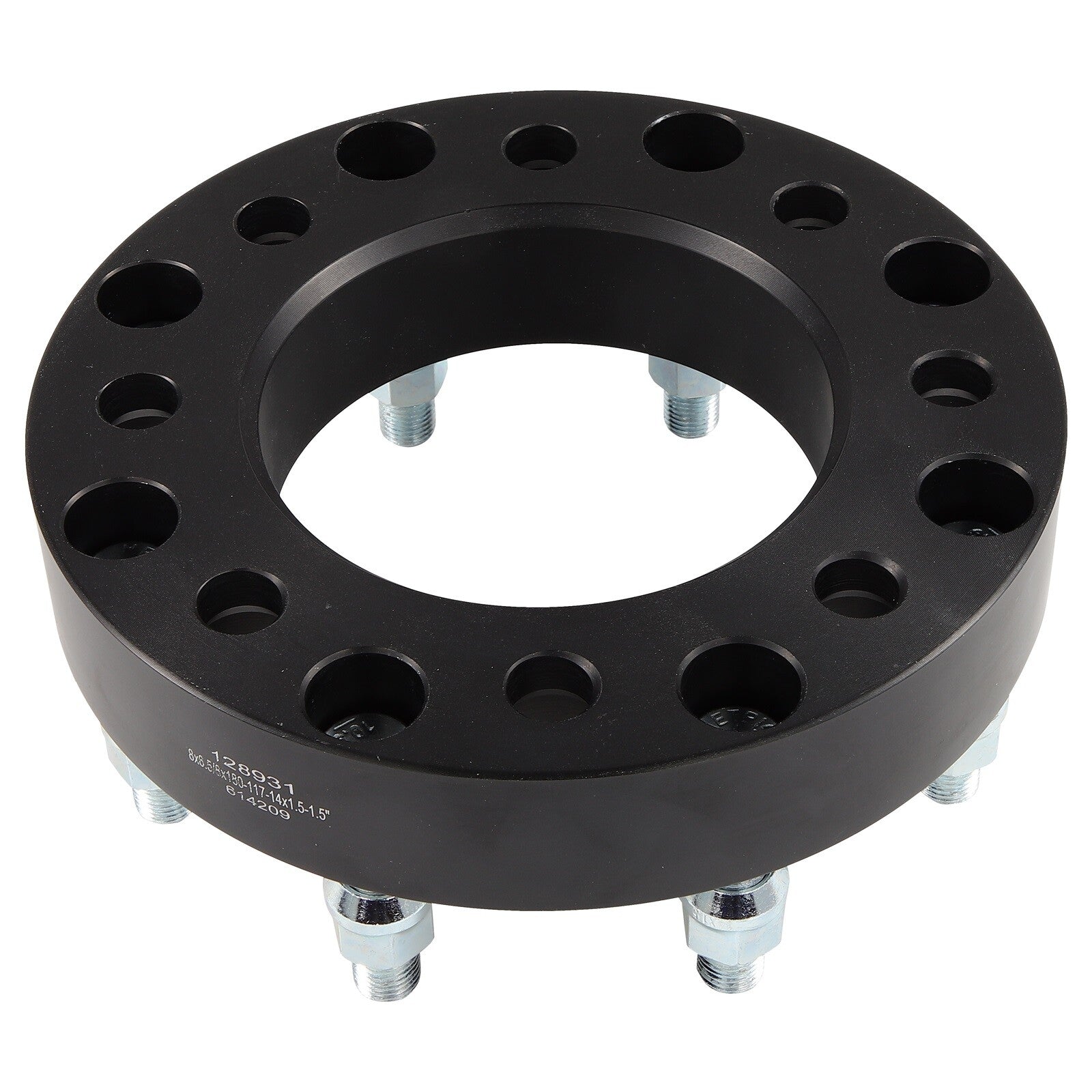4Pc 1.5" 8x6.5 to 8x180 Wheel Adapters 14x1.5 For Chevy 8x165.1 Convert to 8x180 6B93BC-57
