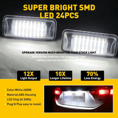 LED License Tag Plate Light 6000K White Lamp For 2013-2020 Subaru Forester BRZ A 6B93BC-57