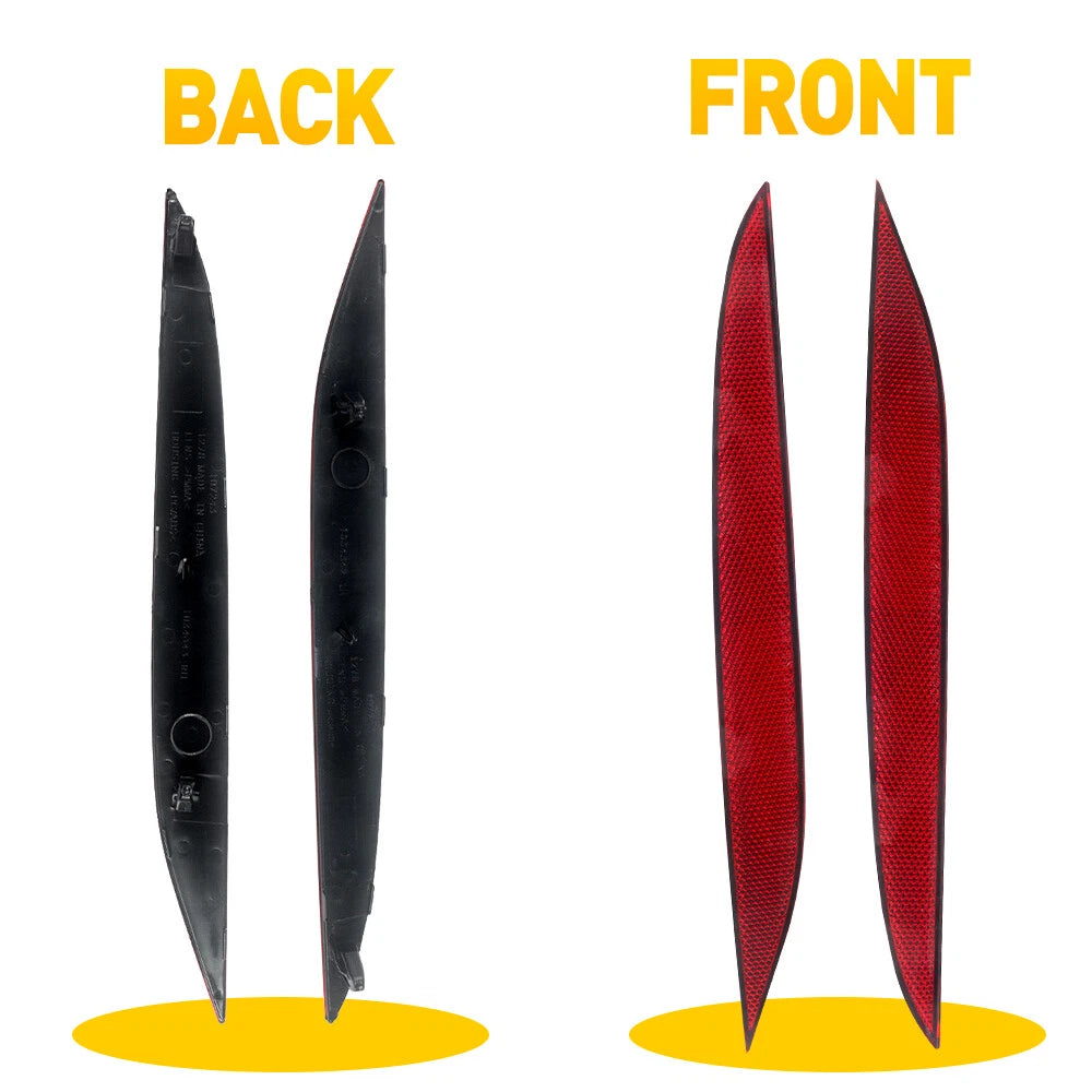 Rear Bumper Reflector Lights Red For Tesla Model X 2016 2017 2018 19 20 21 22 23 6B93BC-57