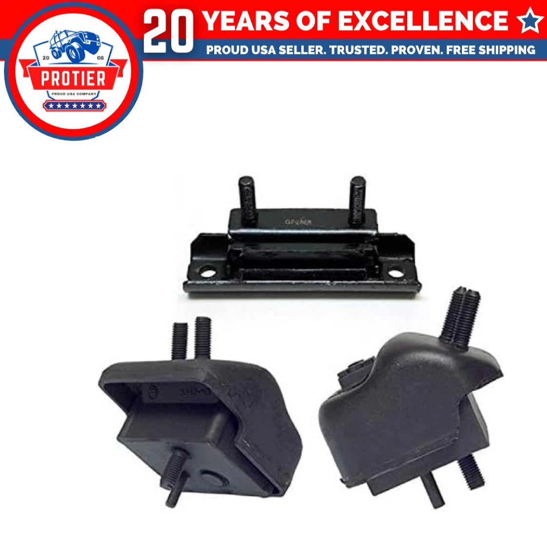 Engine Motor & Trans Mount 3PCS Set Fit 1997 - 2001 Mercury Mountaineer 5.0L 6B93BC-57