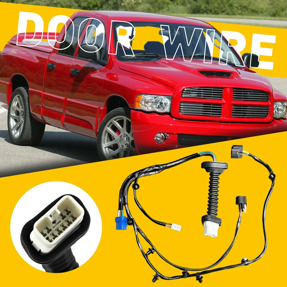 Rear Door Wiring Harness Fits for 2004-2008 Dodge Ram 1500 2500 3500 #56051694AA 6B93BC-57