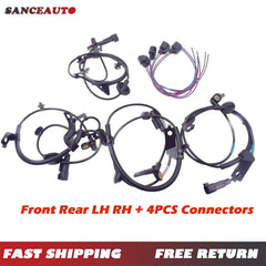 ABS Wheel Speed Sensor W/ Connectors For Mitsubishi Lancer Outlander 2008-2017 6B93BC-57