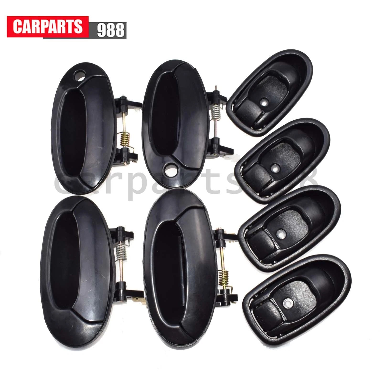 8Pcs Outside & Inside Door Handle Front Rear LH RH For Hyundai Elantra 1996-2000 6B93BC-57