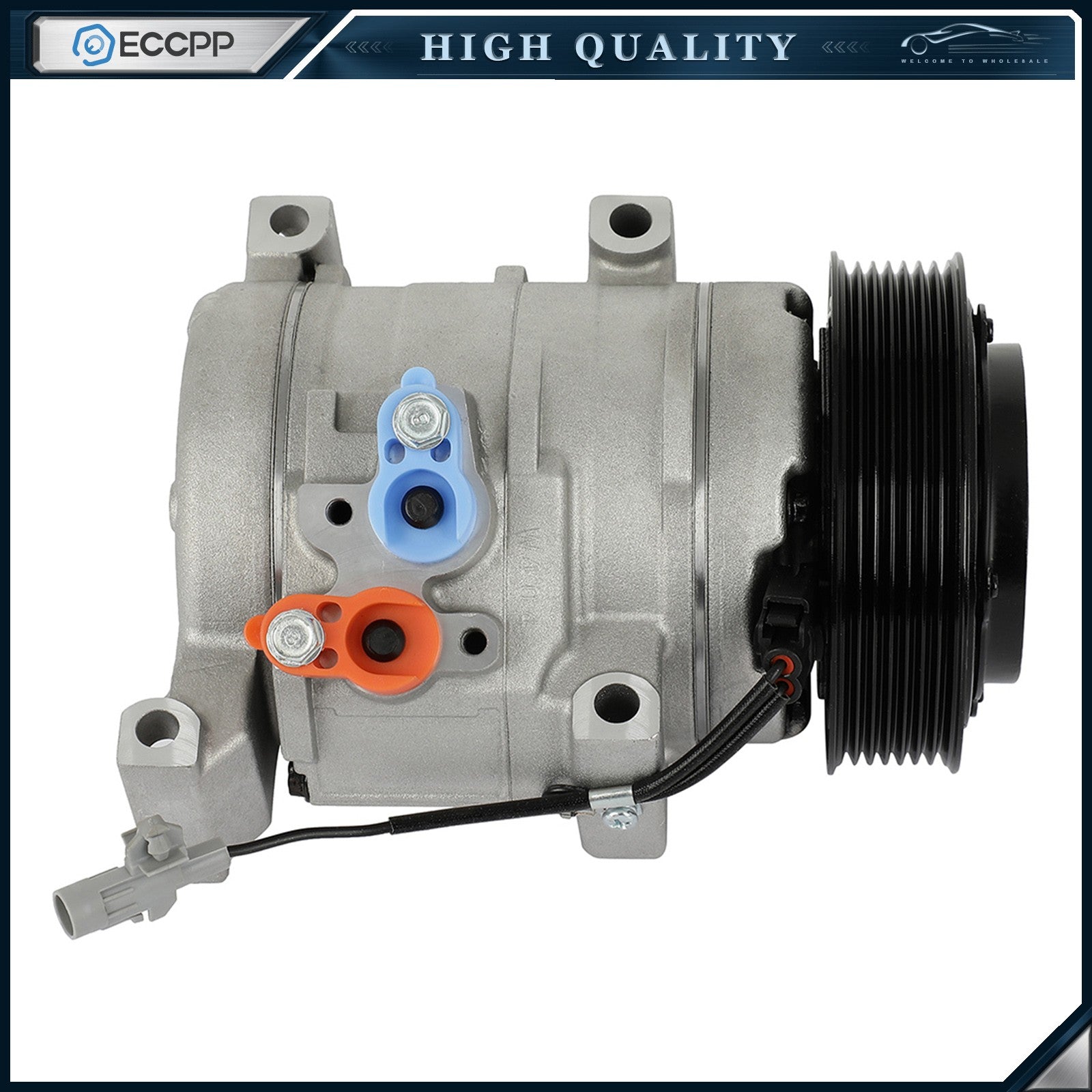 AC A/C Compressor And Clutch For Scion tC 2.4L 2007-2008 2009 2010 10S15C 6B93BC-57