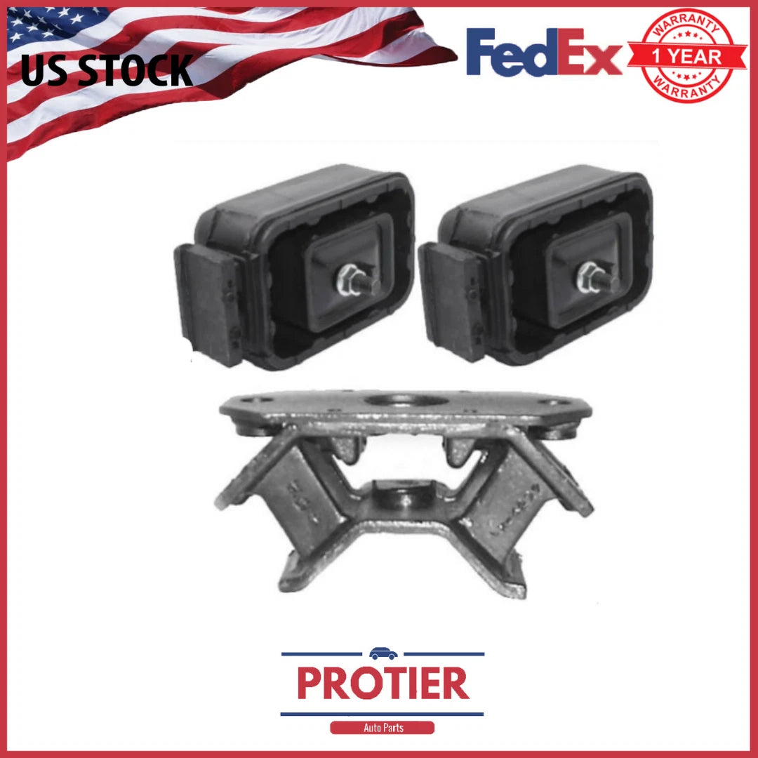 1990-1997 Geo Tracker 1.6L Engine Motor & Trans Mount Set 3PCS 6B93BC-57