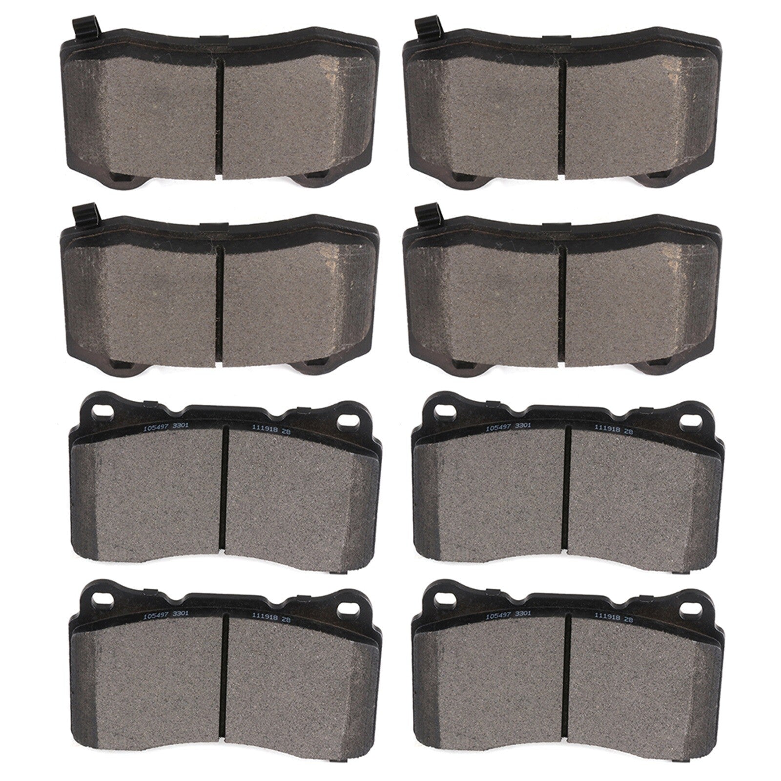 Front Rear Brake Pads For Cadillac CTS 2004-2007 Hyundai Genesis Coupe 2010-2015 6B93BC-57
