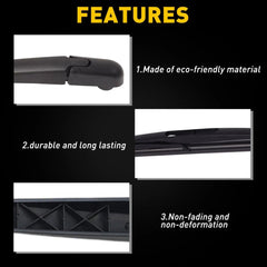 Rear Wiper Windshield Arm & Blade for 12-20 Chevrolet Sonic 1.4L 1.8L 95016790 6B93BC-57