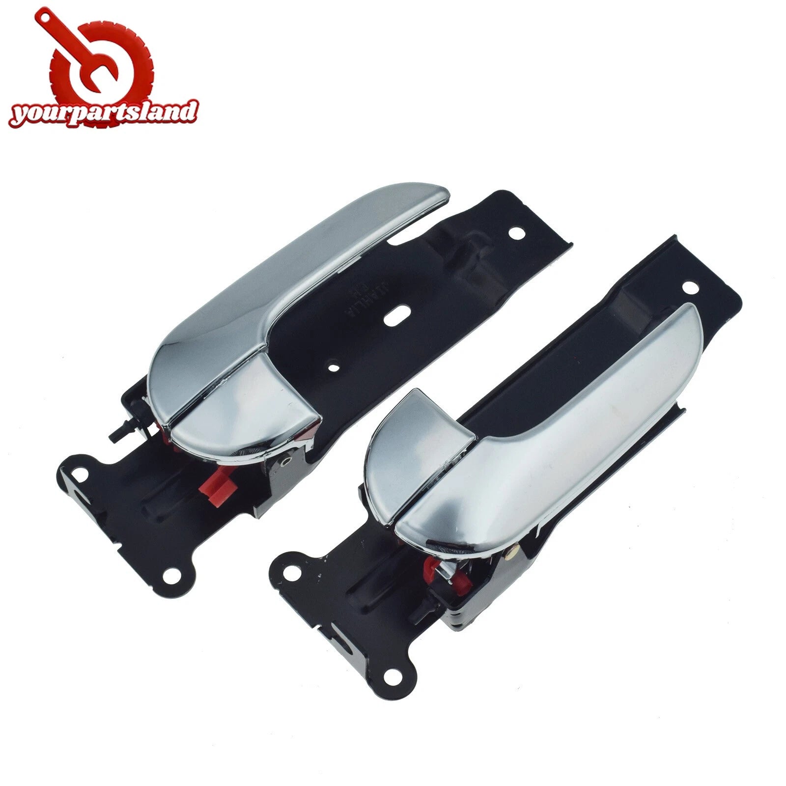 Front Left / Right Inside Door Handle Chrome For Kia Sedona 2002 2003 2004 2005 6B93BC-57