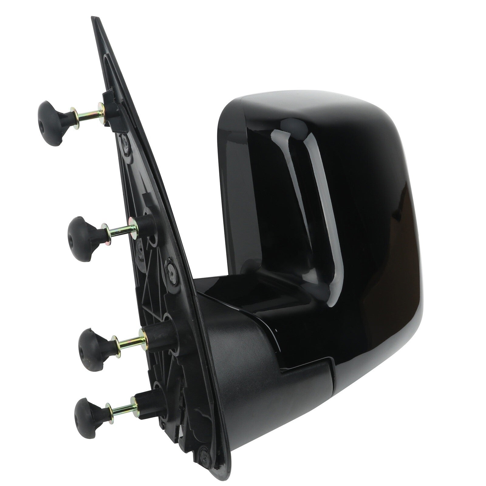 Driver Side Manual Mirror For 02-08 Ford E-150-E-550 Econoline Black Manual Fold 6B93BC-57