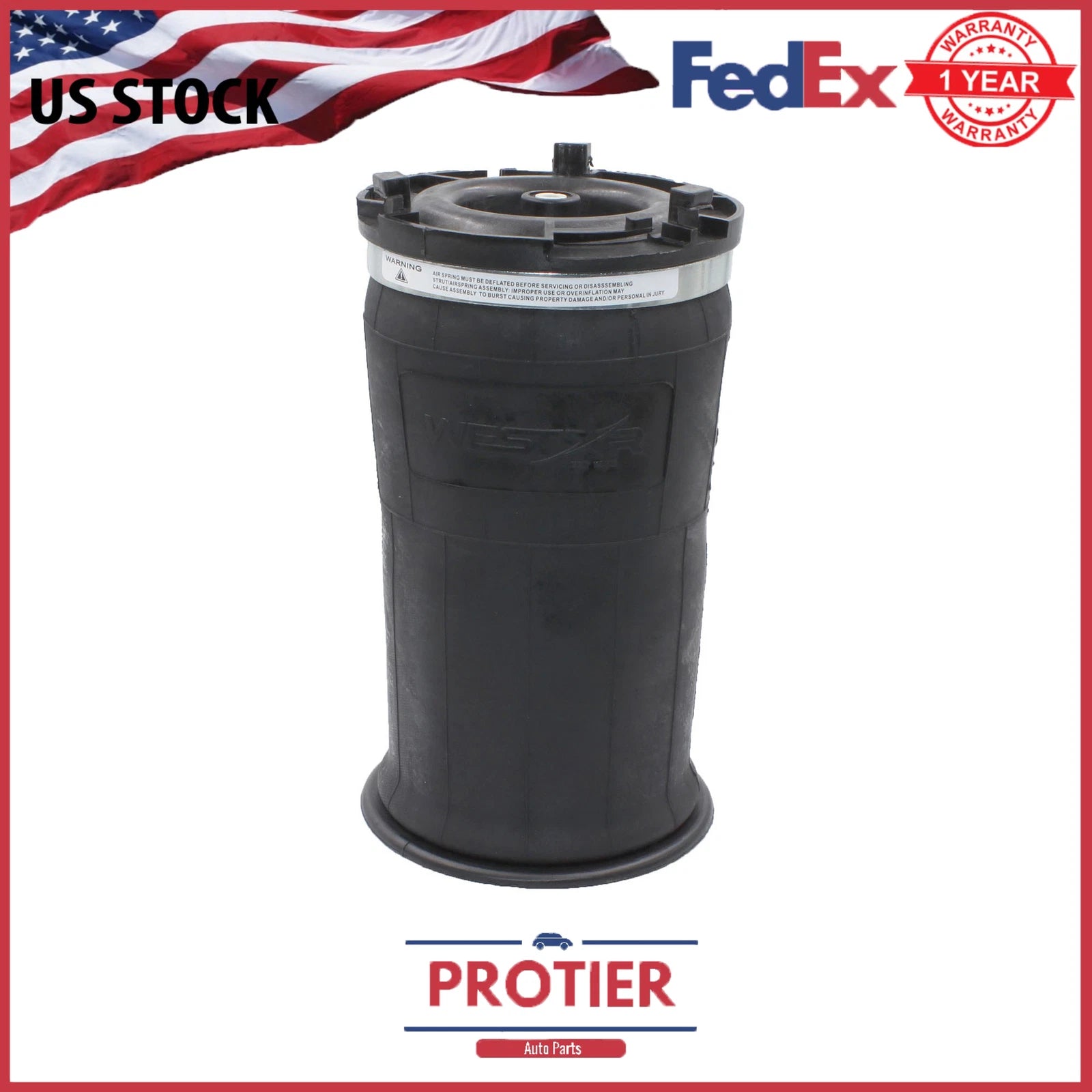 Rear Air Spring Bag for 2003-2009 Hummer H2 PAIR 15938306 6B93BC-57