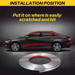 Chrome Trim Molding Strip Car Door Window Bumper Side Trime Protector 16ft EOA 6B93BC-57
