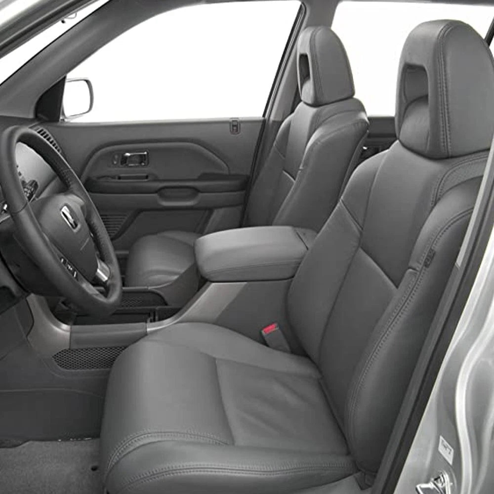 Fits Honda Pilot 2009-2015 Leather Armrest Center Console Lid Cover OEM Gray 6B93BC-57