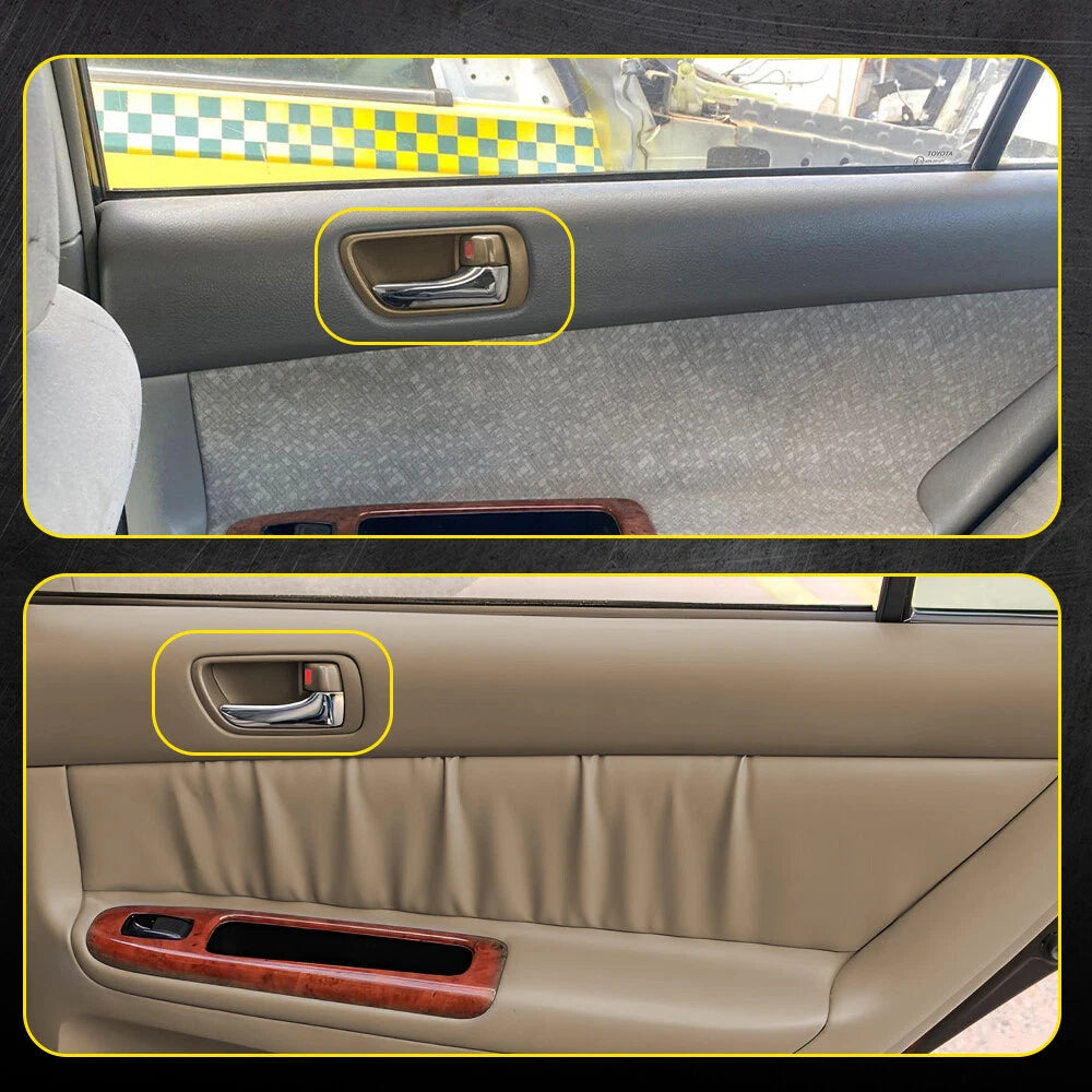 Door Handle Inside Beige Chrome Front/Rear Right for 2002-2006 Toyota Camry EOA 6B93BC-57