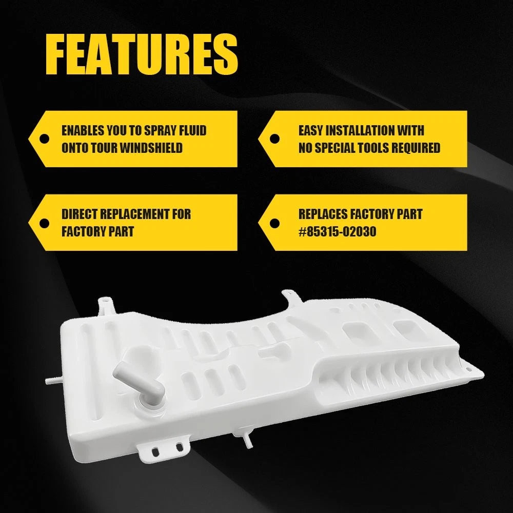 Recovery Overflow Coolant Tank White For 2000-05 Ford F650 F750 F81Z-8A080-AA EA 6B93BC-57