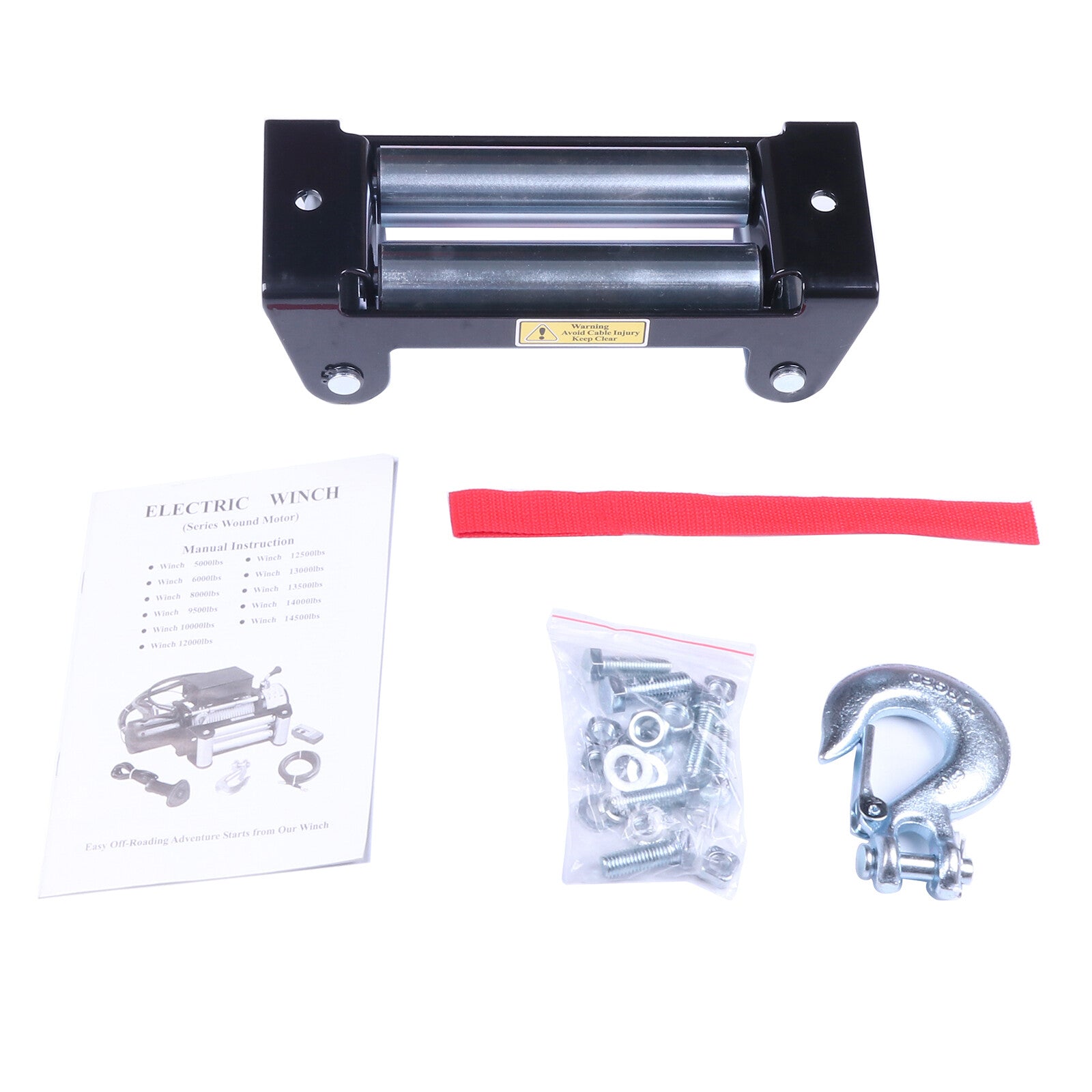 ECCPP 12000LBS Steel Rope Off Road 4WD 12V Electric Winch Towing For 81-18 Jeep KOEEP