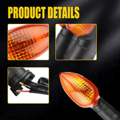 2X Front /Rear Turn Signal Amber For Yamaha YZF R3 2015-2021/YZF R1 2002-2014 EA 6B93BC-57