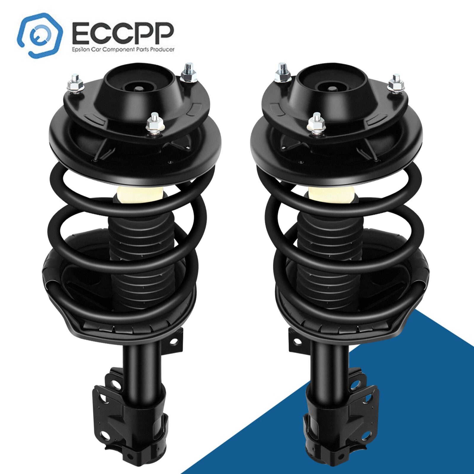 For 2001-2005 Mitsubishi Eclipse Front Quick Struts & Coil Springs w/ Mounts x 2 MITSUBISHI