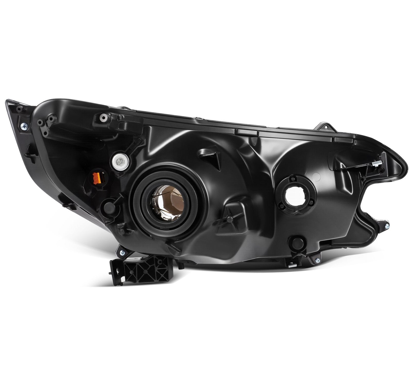 ECCPP Headlight Assembly For Honda CR-V CRV 2.4L 2012-2014 Left Side Black Amber 6B93BC-57