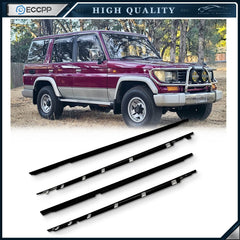 For 1996-1997 Lexus LX450 Front & Rear Door Window Seal Belt Molding 6B93BC-57
