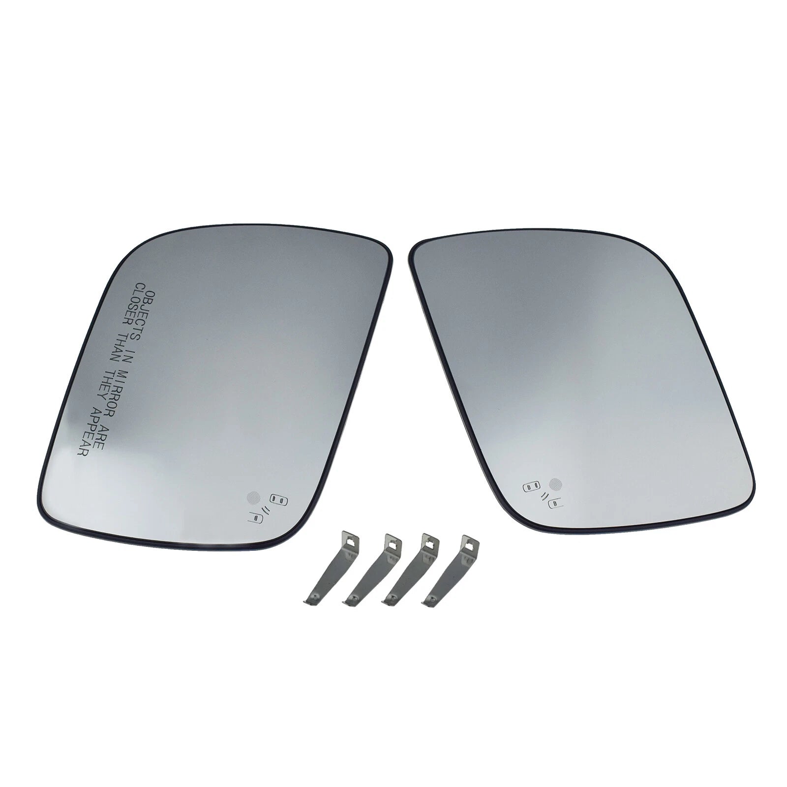 LH & RH Rearview Mirror Glass Heated w/Blind Spot for 2011-2019 Ford Explorer 6B93BC-57