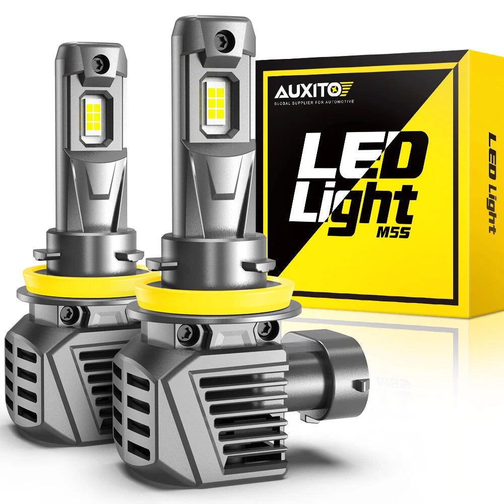 2X H11 LED Headlight Bulb Kit High/Low Beam Super Bright 6500K White 22000LM EOA 6B93BC-57