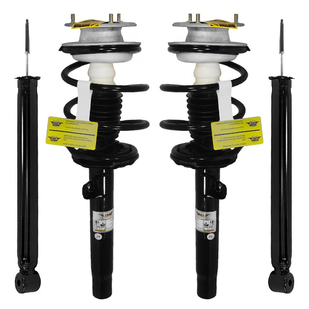 Front & Rear Complete Strut Assembly Shock Kit for 2001-2005 BMW 320I, 6B93BC-57