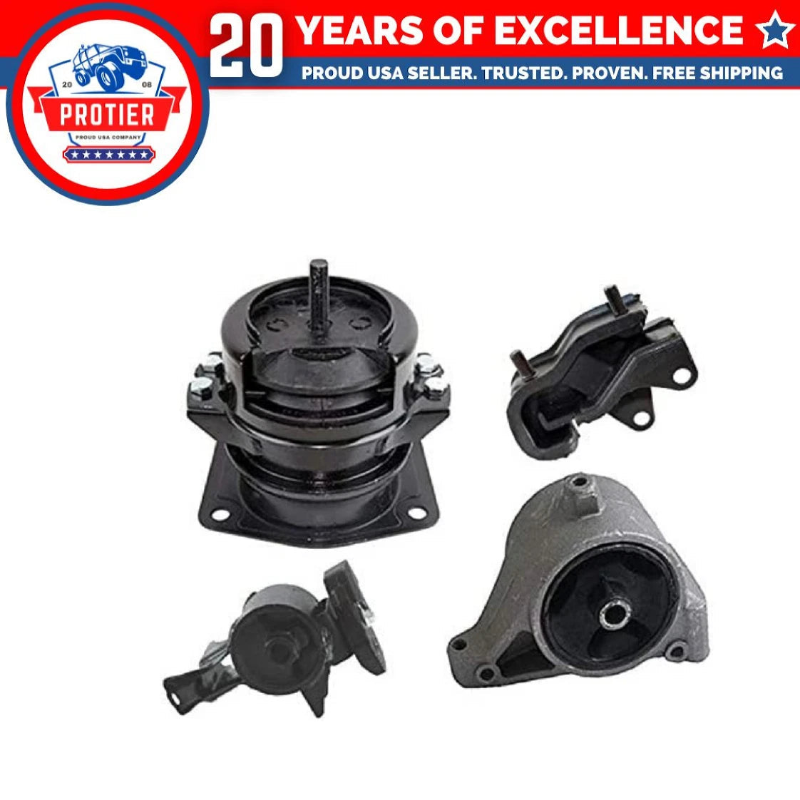 Engine Motor & Transmission Mount 4PCS Set Fit 2003-2006 Acura MDX 3.5L 6B93BC-57