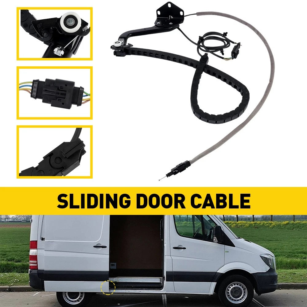 Sliding Door Cable Track Right for Mercedes-Benz All Sprinter Models 2006-2017 A 6B93BC-57