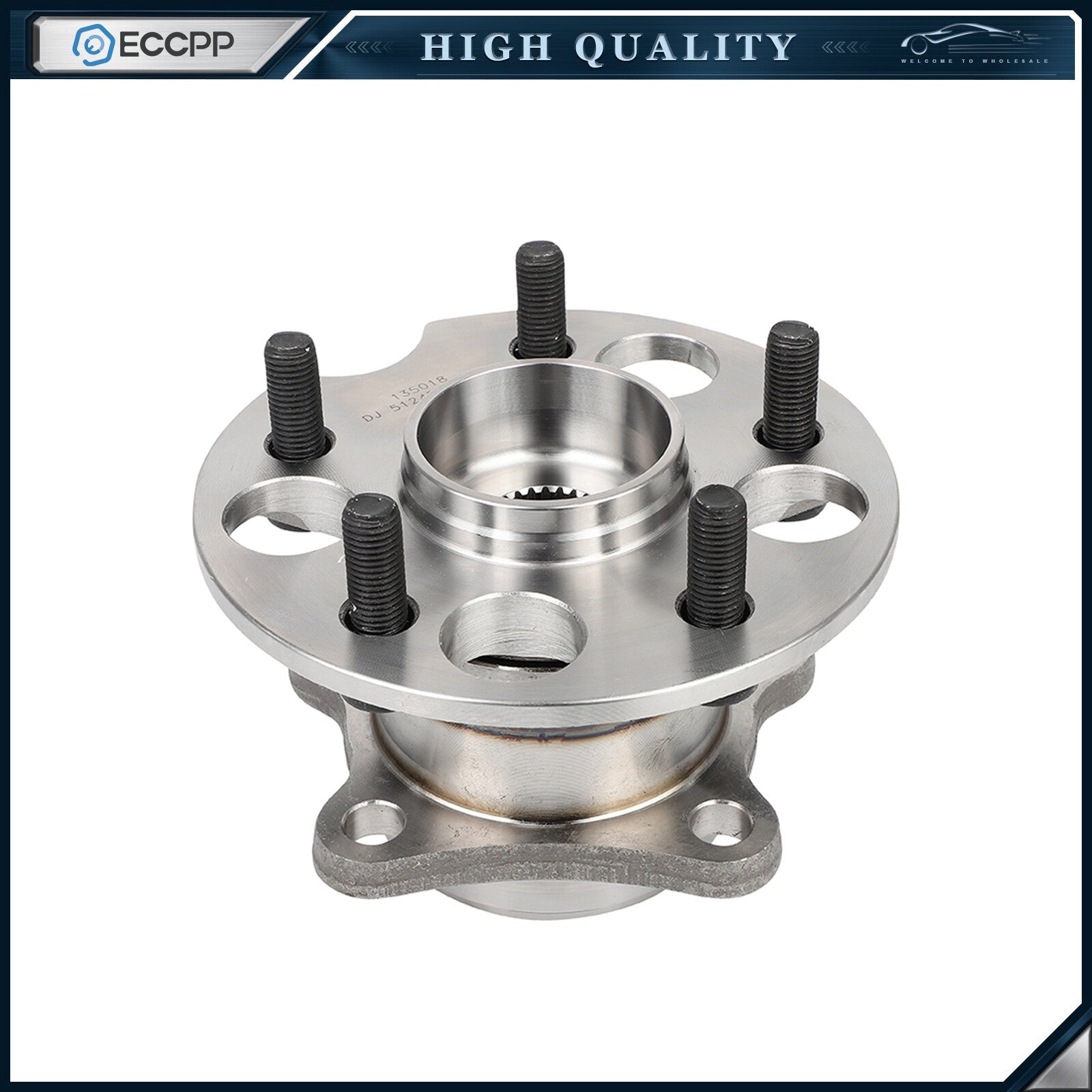 1Pc Wheel Hub Bearing Assembly Rear AWD For Toyota Sienna 3.5L 2011-2020 Non-ABS 6B93BC-57