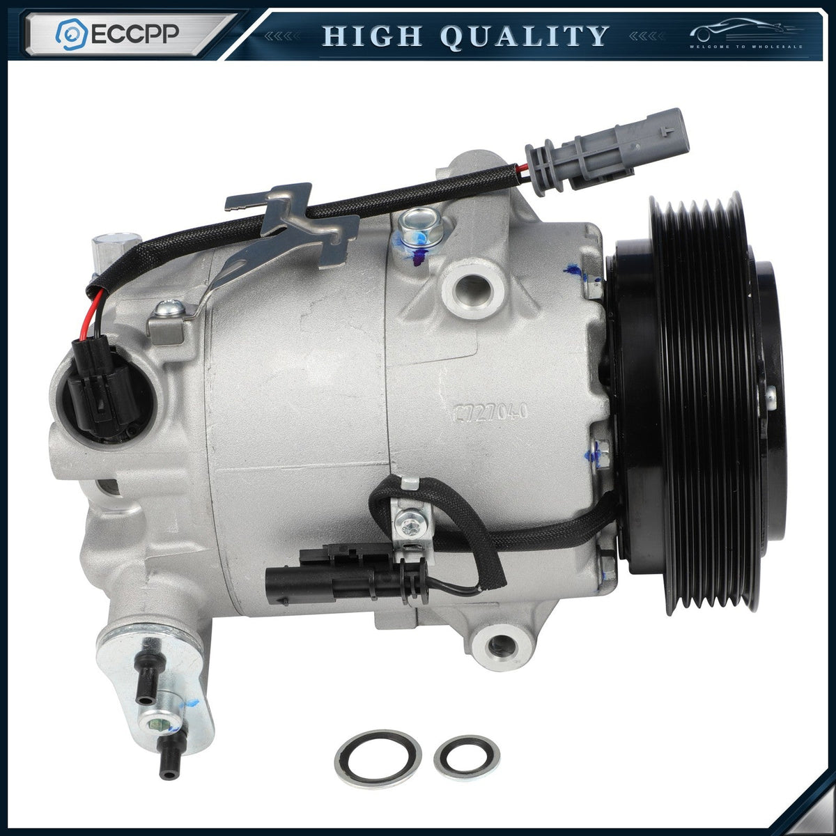AC A/C Compressor w/ Clutch Fits Chevrolet Cruze 1.4L 2011 CVC Compressor 6B93BC-57
