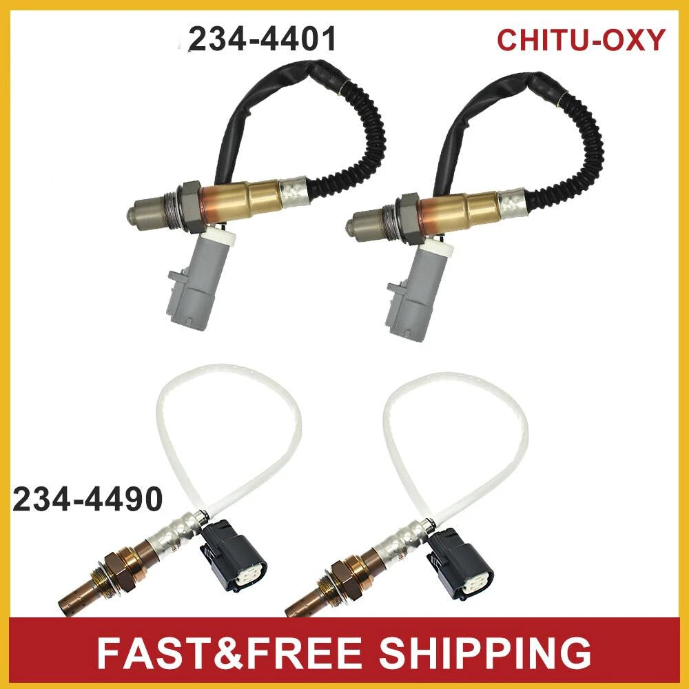 4PCS Up&Downstream Oxygen Sensor For Ford F-150 3.7L Explorer 3.5L Escape 3.0L 6B93BC-57
