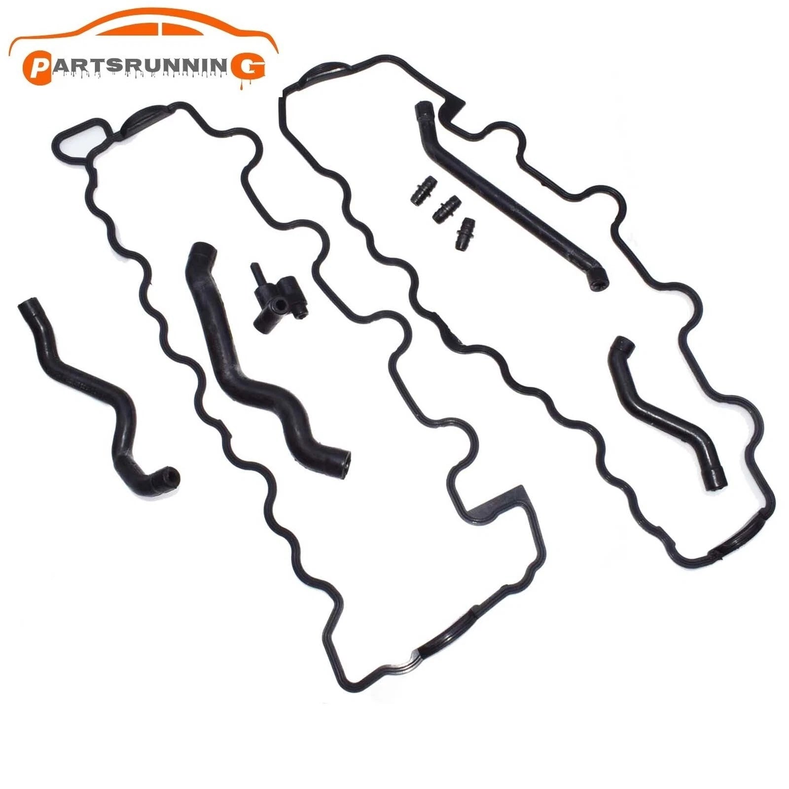 Valve Cover Gasket W/ Hose Kit for Mercedes C Class CLK E ML S SLK E320 ML320 V8 6B93BC-57
