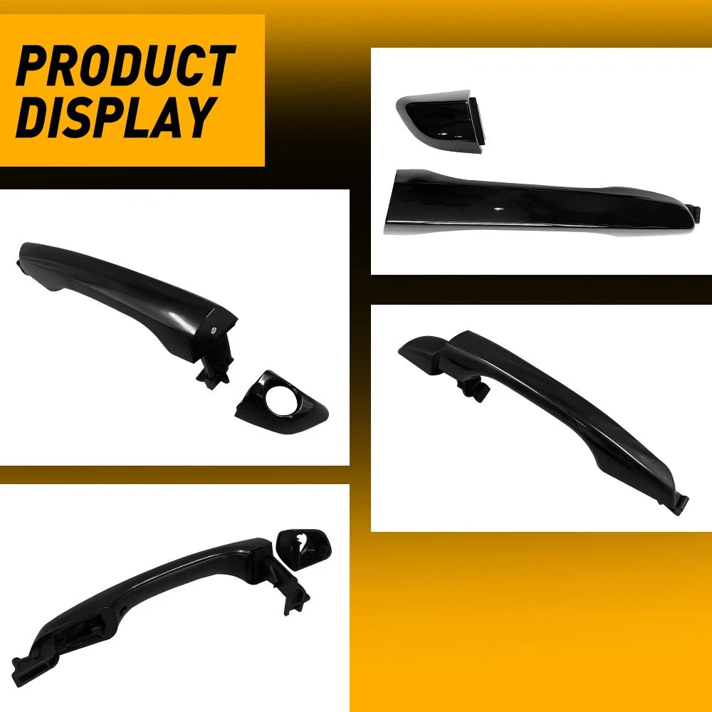 Exterior Left+Right Front Door Handle Pair For 2017-2020 Hyundai Elantra Sedan 6B93BC-57