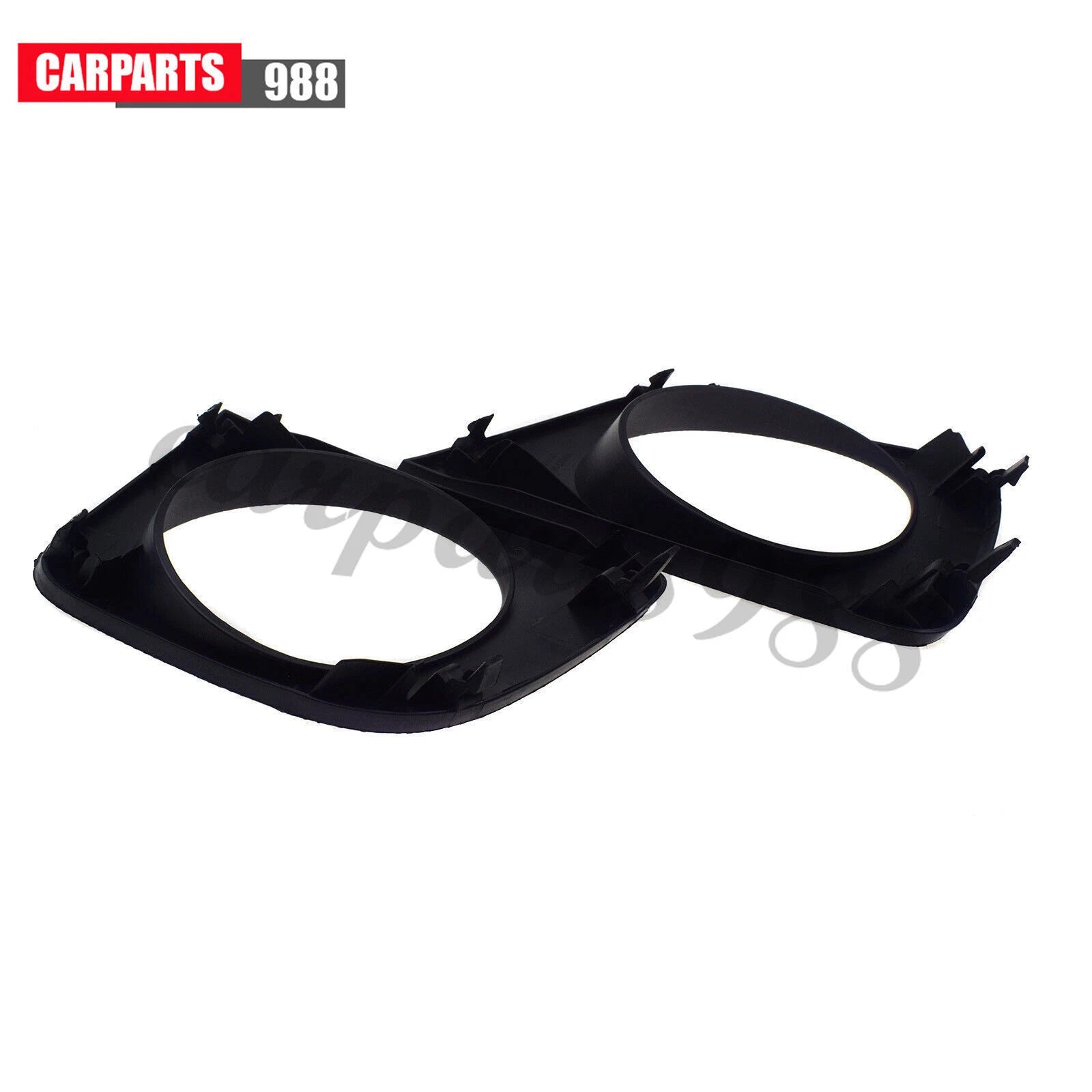 Pair Fog Light Lamp Bezel Cover For 06-09 Toyota 4Runner 52127-35050 52128-35040 6B93BC-57