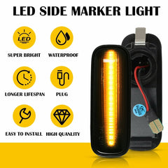 2PC DYNAMIC LED SIDE SIGNAL MARKER LIGHTS FOR 1996-2000 CIVIC HONDA CR-V BALLADE 6B93BC-57