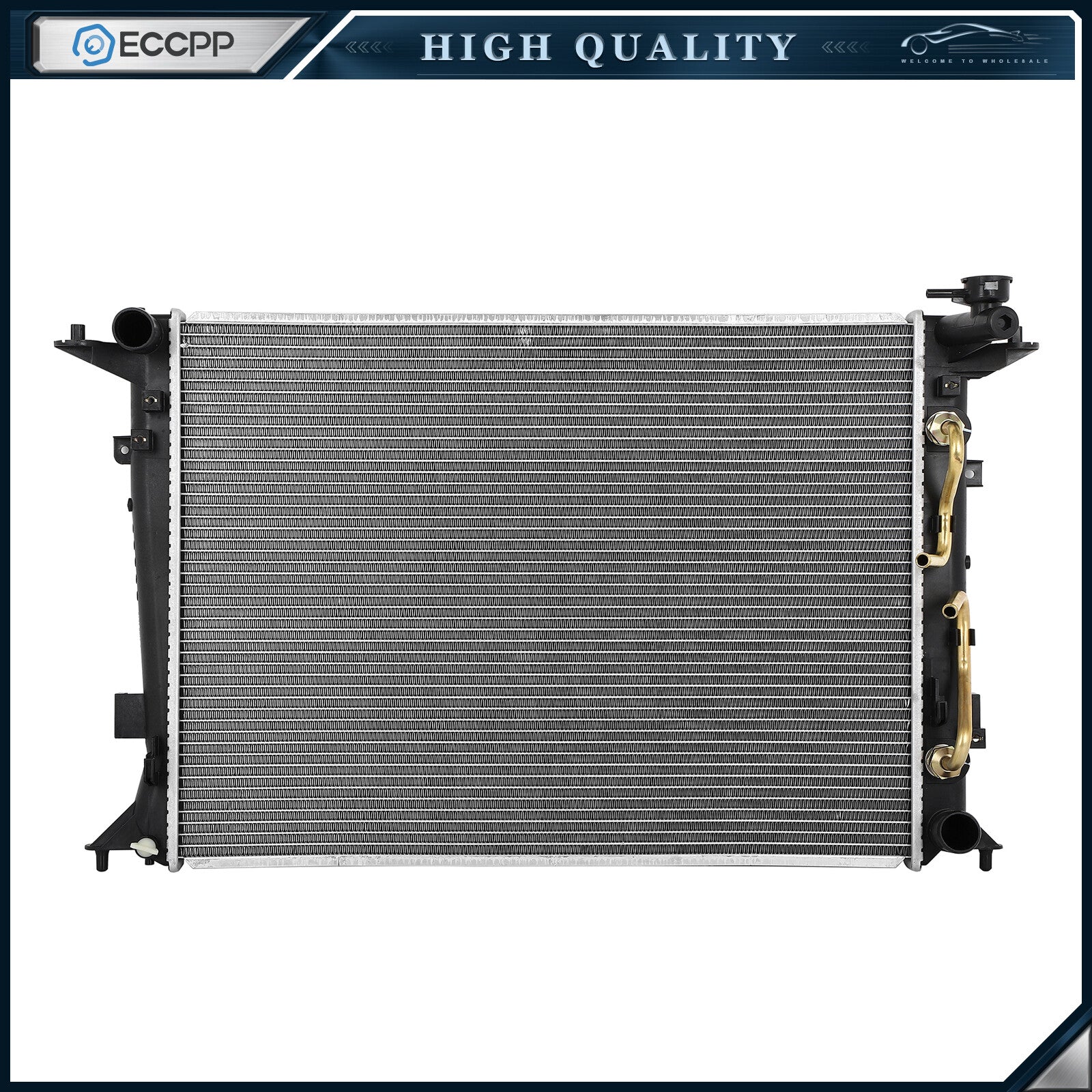 Radiator Replacement For 2010 2011 2012 2013 2014-2016 Hyundai Genesis Coupe 6B93BC-57
