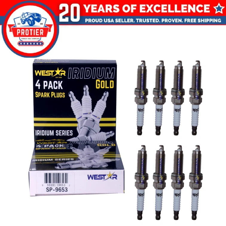 8x laser iridium spark plugs 95660 SP-9652 compatible with Honda CR-V 1.5L 6B93BC-57