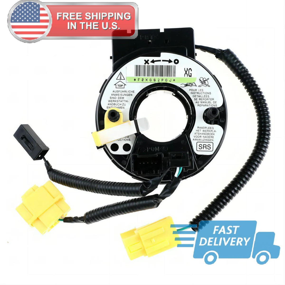 Spiral Cable Clock Spring For 2006 2007 2008 Honda Fit USA Stock