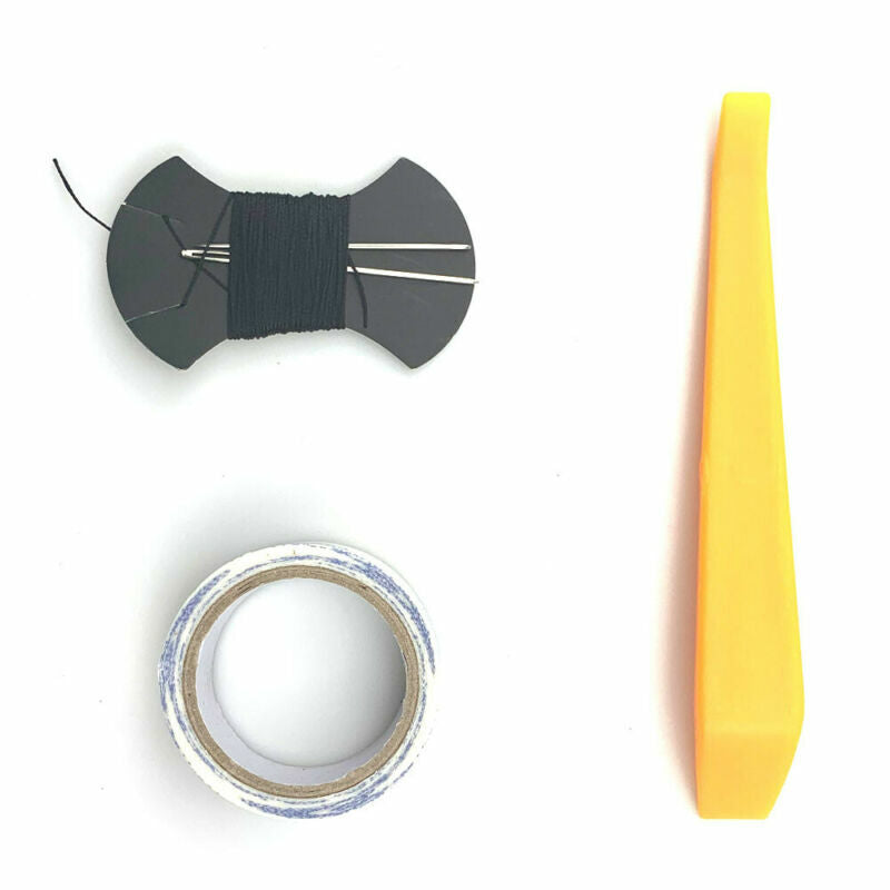 Carbon Fiber&PU Leather Steering Wheel Hand Sewing Wrap Cover For Ford Fusion 6B93BC-57