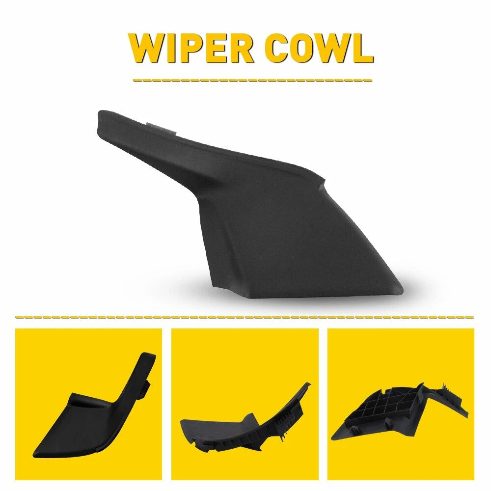 For 2010-2023 Toyota 4Runner Wiper Cowl Extension Trim Hood Side Seal Left Side 6B93BC-57