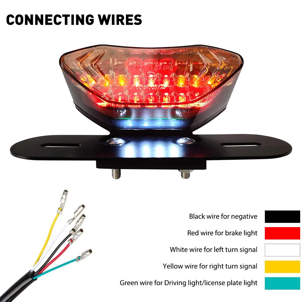 For Honda Shadow Spirit VT 1100 750 Motorcycle LED Turn Signals Brake Light EOA 6B93BC-57