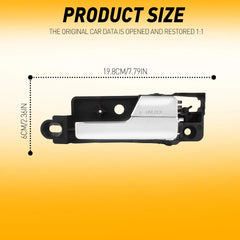 For Ford 2006-12 Fusion Rearont Inner Inside Door Handle Chrome Driver Passenger 6B93BC-57