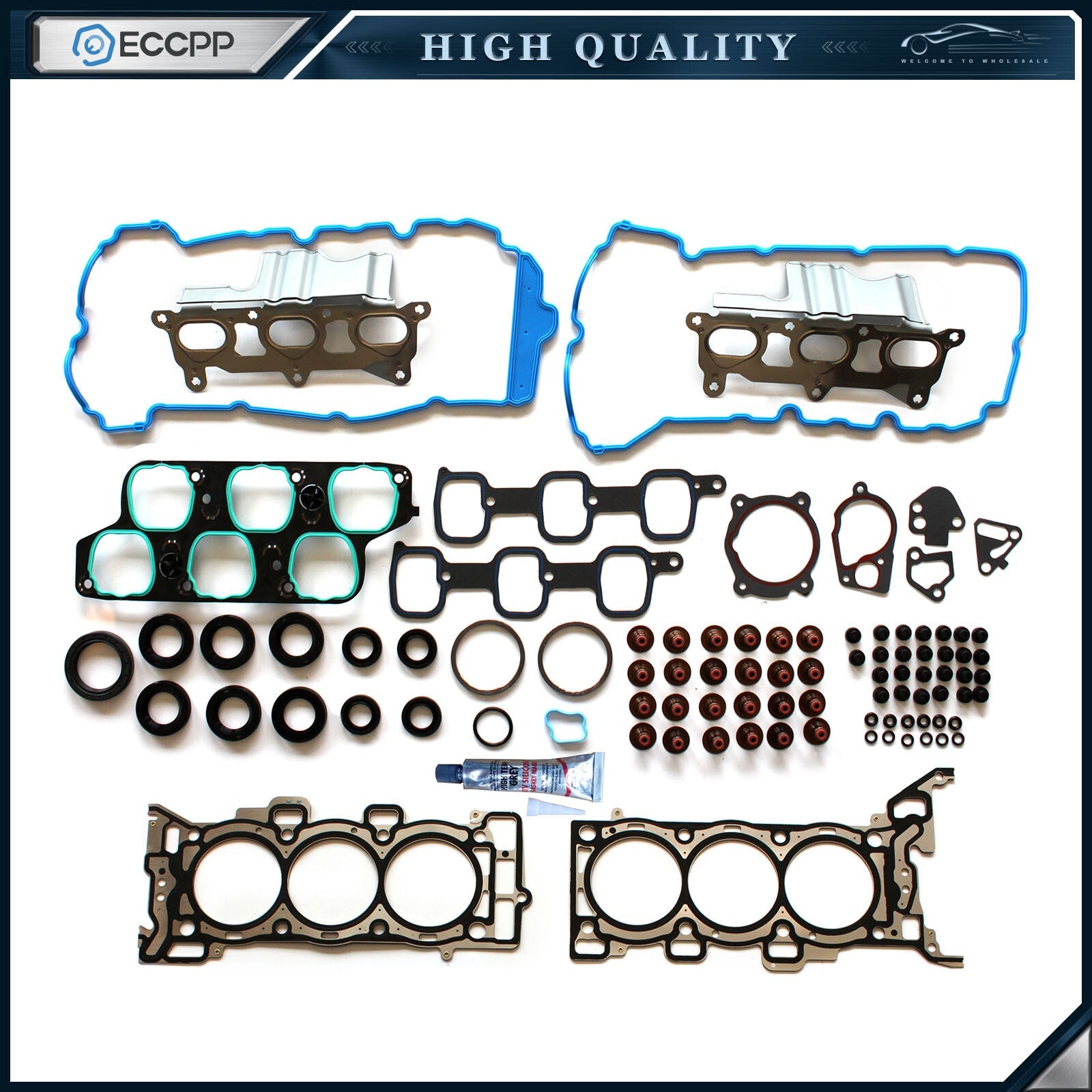 ECCPP Cylinder Head Gasket Set For Buick Enclave GMC Acadia Saturn 3.6L VIN 7 ECCPP