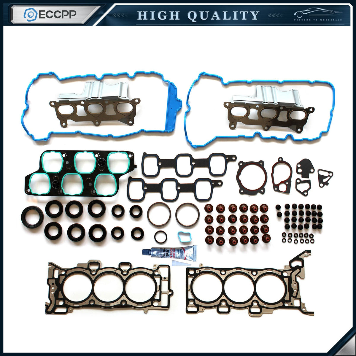 ECCPP Cylinder Head Gasket Set For Buick Enclave GMC Acadia Saturn 3.6L VIN 7 ECCPP