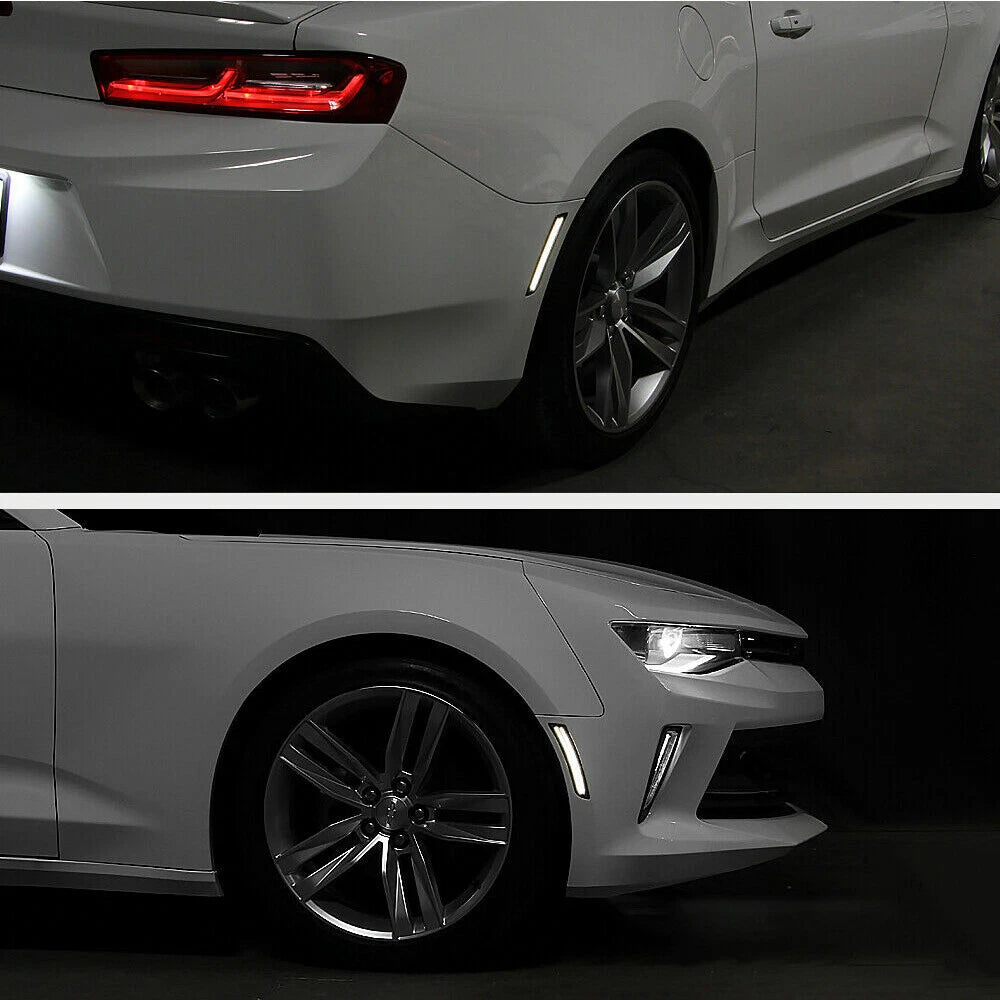 Front Rear LED Bumper Full Side Marker Light For 2016-2021 Chevrolet Camaro EOA 6B93BC-57